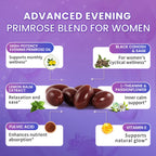 Lukaree evening primrose oil complex softgels dietary supplement for skin and immune health