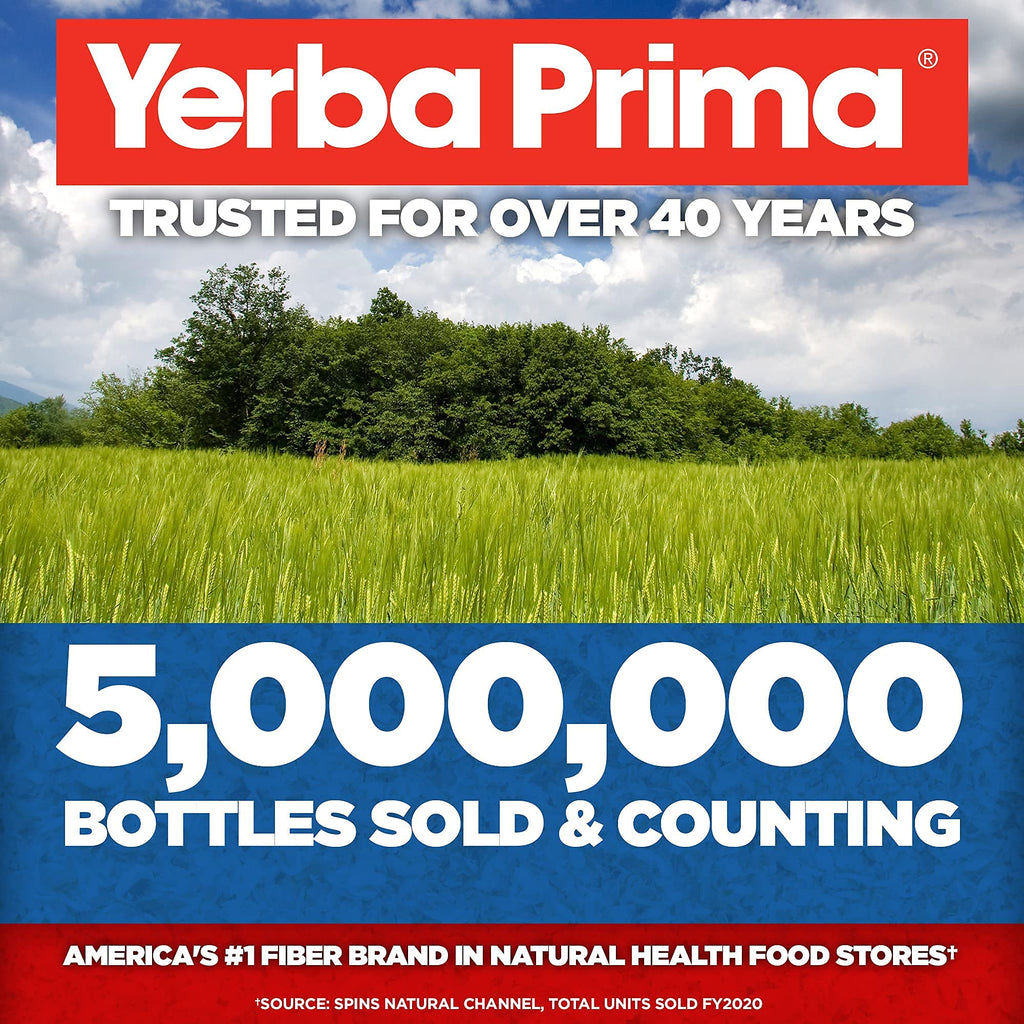 Yerba Prima Psyllium Whole Husks bottle side profile