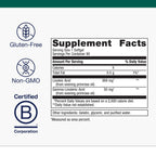 Close up view of the pure evening primrose oil softgels next to the Metagenics brand packaging.