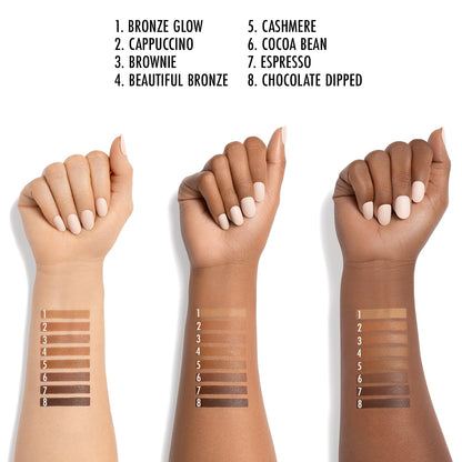 Pigment-rich makeup stick in shade Beautiful Bronze for deep skin tones