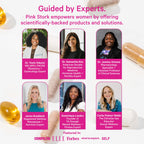 Authentic USA imported Pink Stork red raspberry leaf vegan gummies side panel detailing safety guidelines.