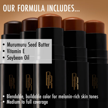 Authentic Black Radiance beauty product showing the smooth foundation stick texture