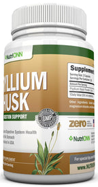NutriONN 1450mg psyllium husk capsules nutritional information
