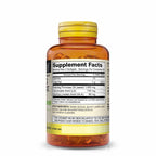 Mason Natural Evening Primrose Oil 60 softgels supplement facts label detailing GLA and LA content.