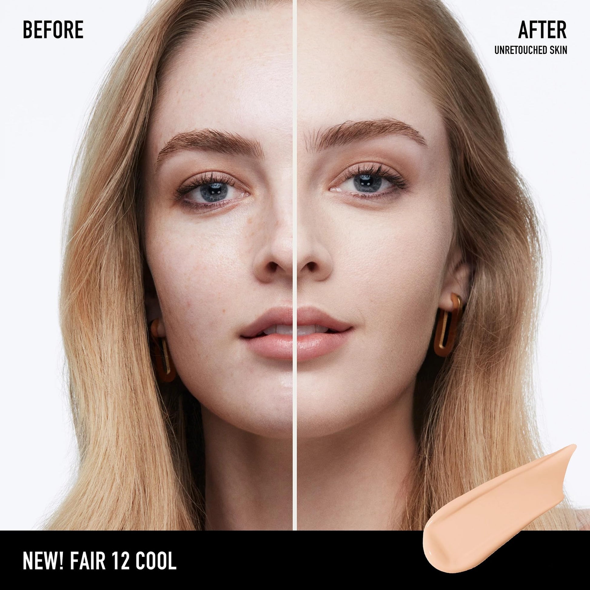 Liquid foundation bottle by bareMinerals with pump dispenser closeup