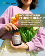 Nutrigent 60 count liquid filled organic capsules showcasing pure omega six fatty acids