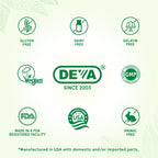 DEVA vegan capsules plant cellulose 90 count dietary supplement for women hormonal balance