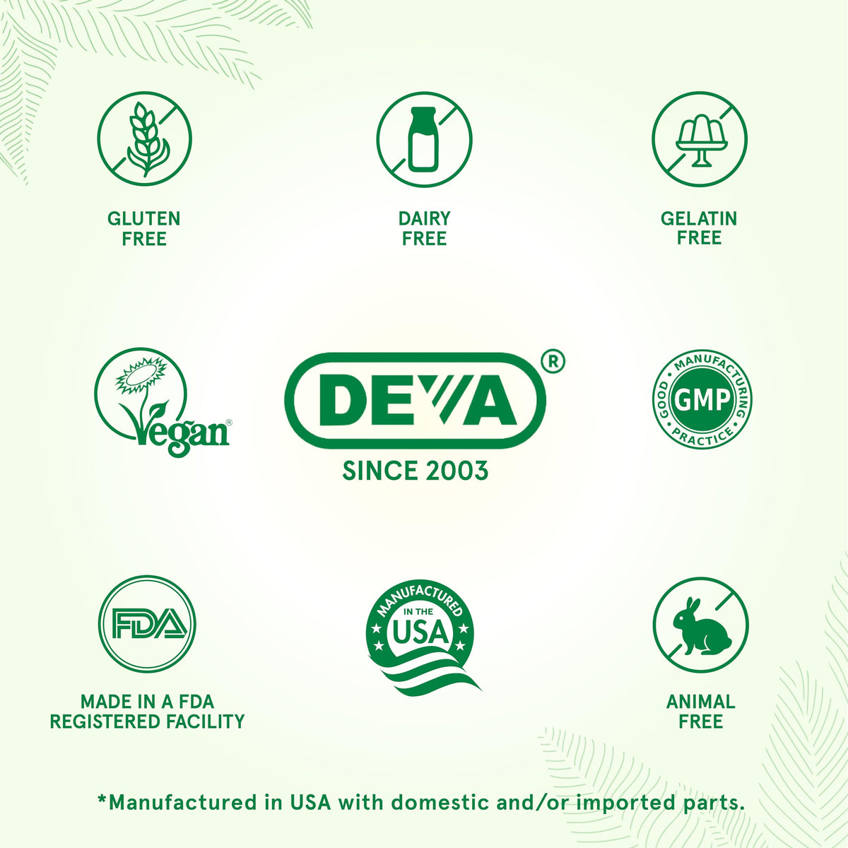 DEVA vegan capsules plant cellulose 90 count dietary supplement for women hormonal balance