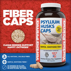 Yerba Prima Psyllium Husks 400 capsules supplement bottle