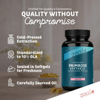 Authentic imported Zeal Naturals 150 liquid softgels clear packaging view for women health wellness