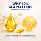 Zeal Naturals non GMO GMP compliant evening primrose oil supplement bottle closeup