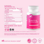 Gluten free evening primrose oil 1000mg hormonal balance supplement