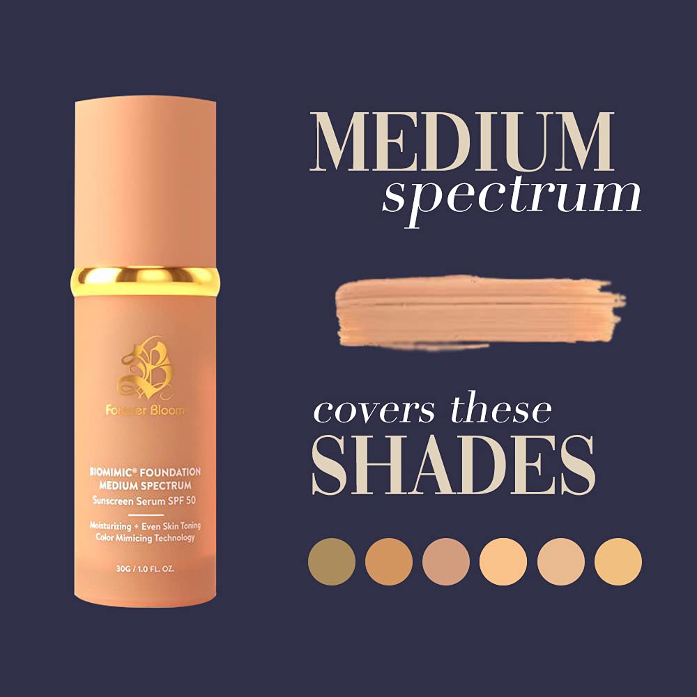 Color-adapting liquid foundation blending on sensitive skin texture