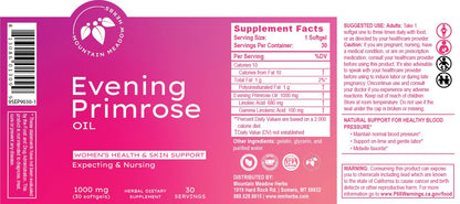 Premium imported evening primrose oil for skin hydration and health