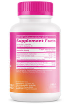 Pink Stork Labor Prep 60 vegetarian capsules container standing upright on clean background