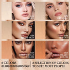 O'CHEAL contour stick highlighting the built-in M-shaped blending brush