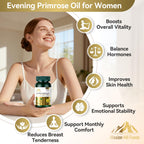 Sattva Mission Hill Evening Primrose Oil nutritional facts label showing 240mg high GLA content