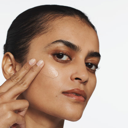 Authentic Clinique Superbalanced combination skin foundation packaging highlighting the Cream Chamois shade details.