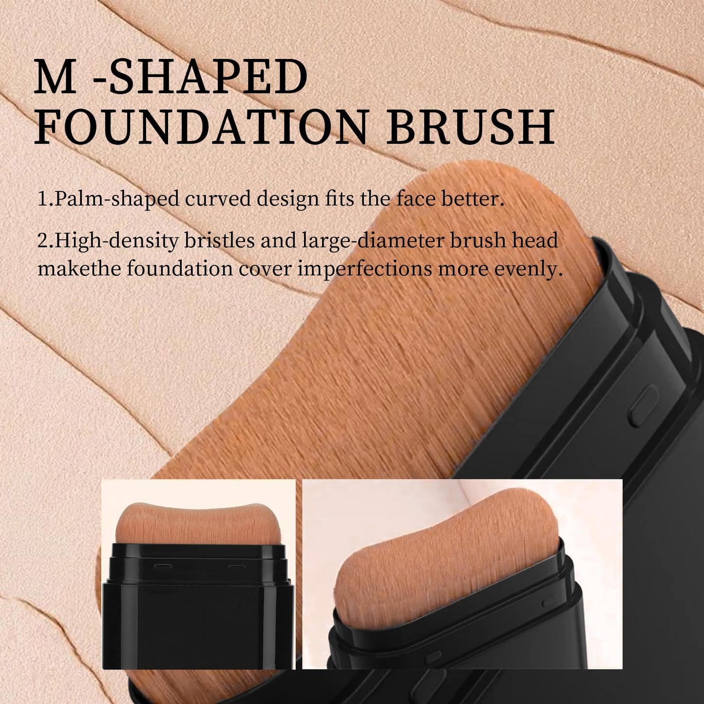 Full coverage demonstration of O'CHEAL blemish contouring face concealer.