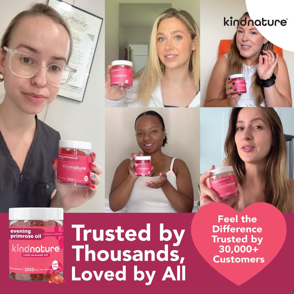 Kindnature non GMO gluten free pectin based dietary supplement gummies top view