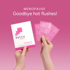 Meraki Brands Menopause topical patch back packaging showing ingredients like black cohosh and valerian