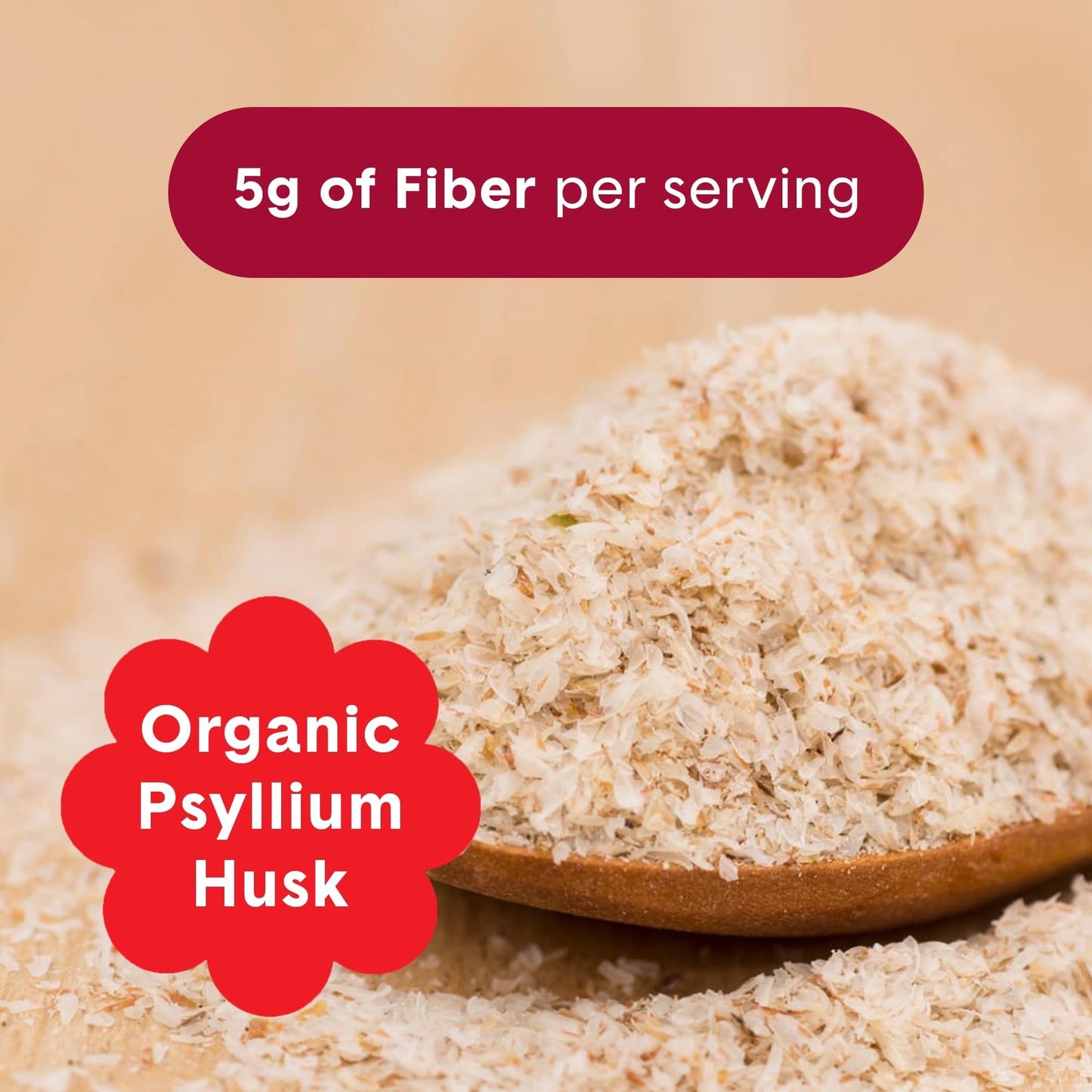 Bellway psyllium husk powder mixed in a glass of water