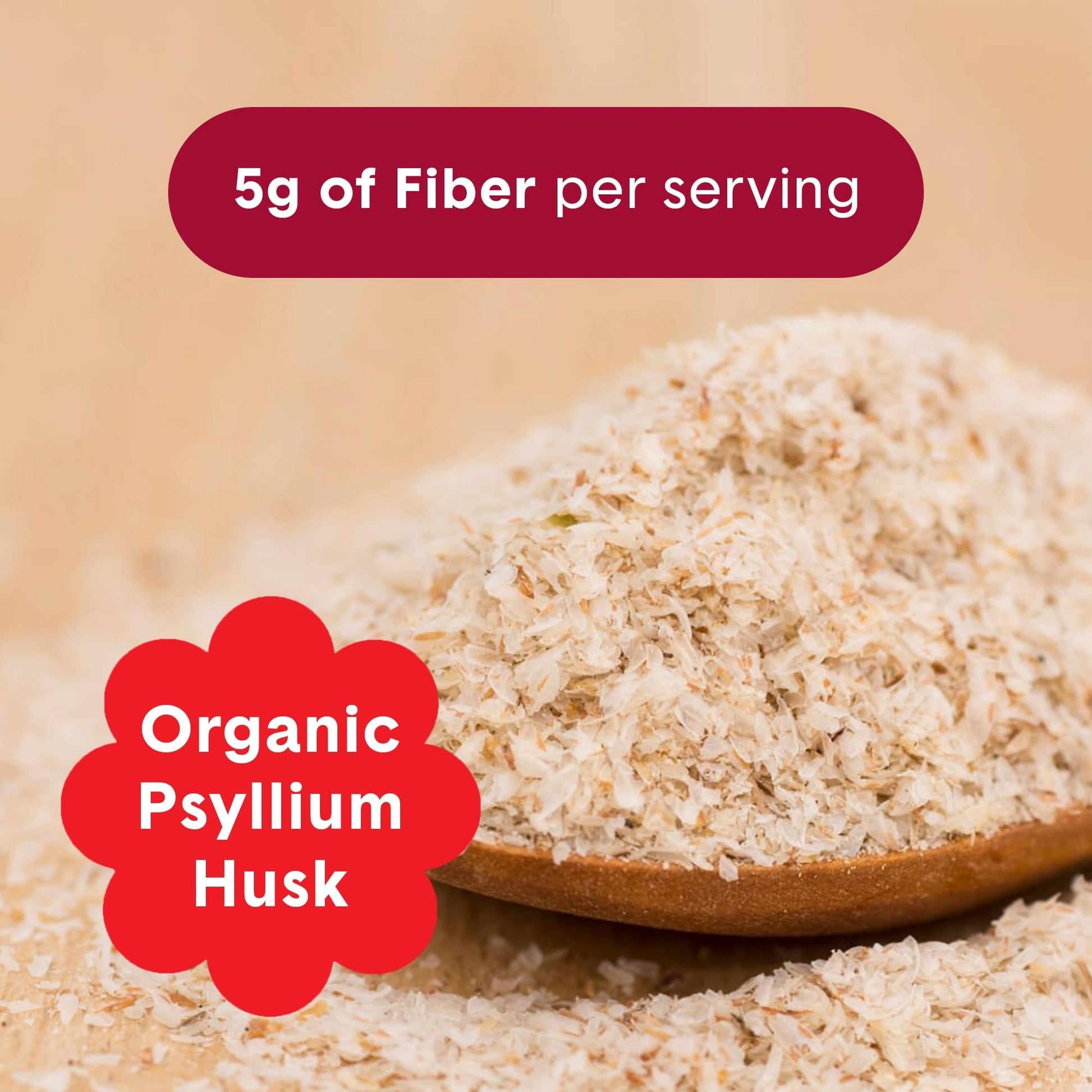 Bellway psyllium husk powder mixed in a glass of water
