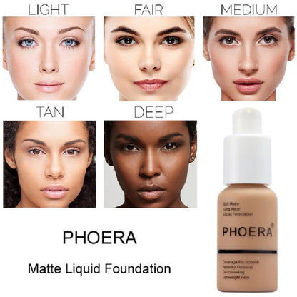 Texture shot of Meifen soft matte liquid foundation showing its smooth consistency