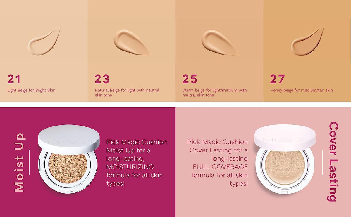 Missha beauty cushion compact lifestyle packaging angle