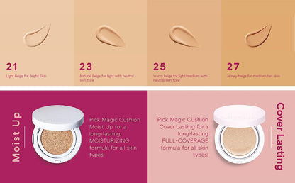 MISSHA cosmetics compact showing authentic product label and ingredients list