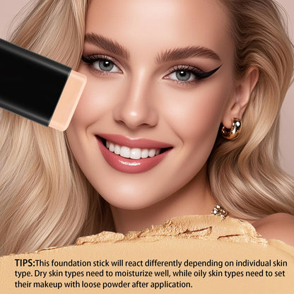 Compact travel-friendly Zaidoc makeup stick displayed alongside its exterior box packaging.