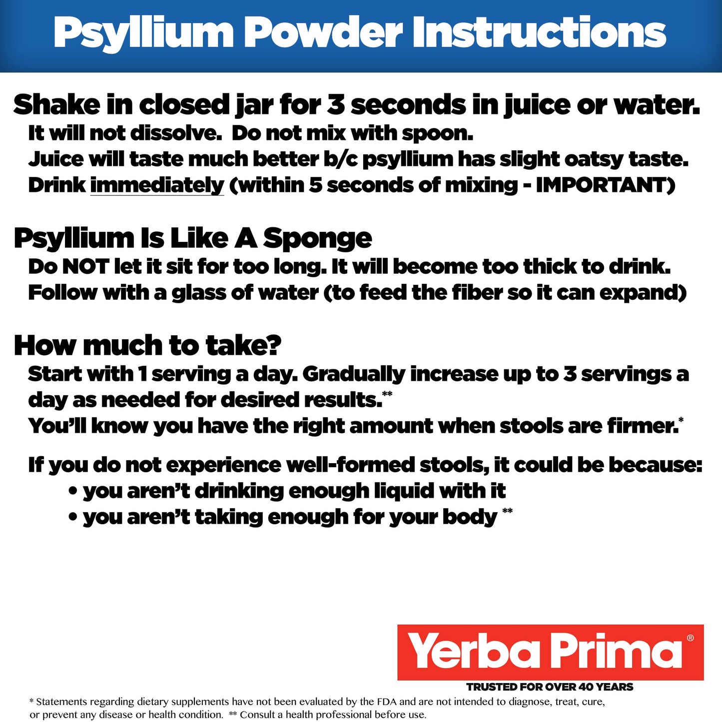 Texture of Yerba Prima fine ground psyllium husk powder