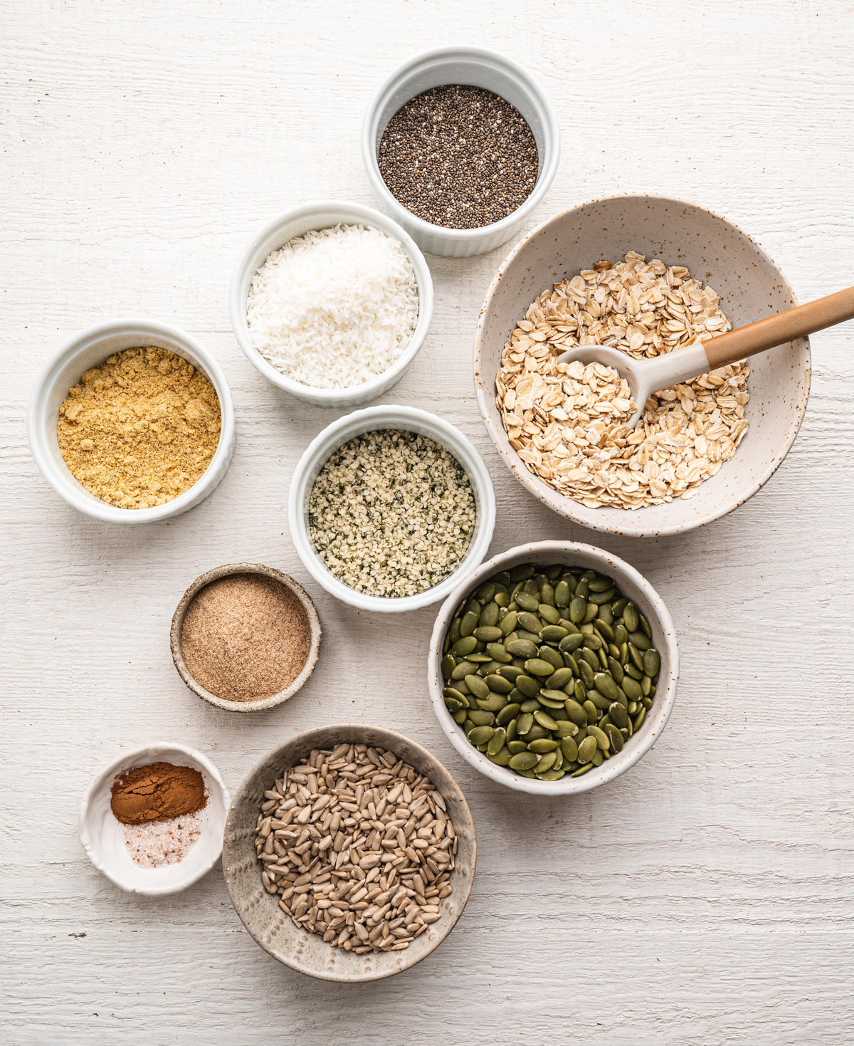 Nutritional information on Yupik organic psyllium packaging