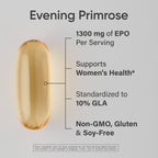 Sports Research cold pressed evening primrose oil supplement for women's hormonal health balance