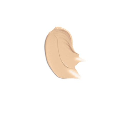 Back label of COVERGIRL Advanced Radiance foundation showcasing ingredients and SPF 10 details.