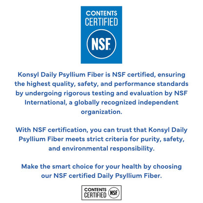 Lifestyle shot of Konsyl Daily Fiber for gut health