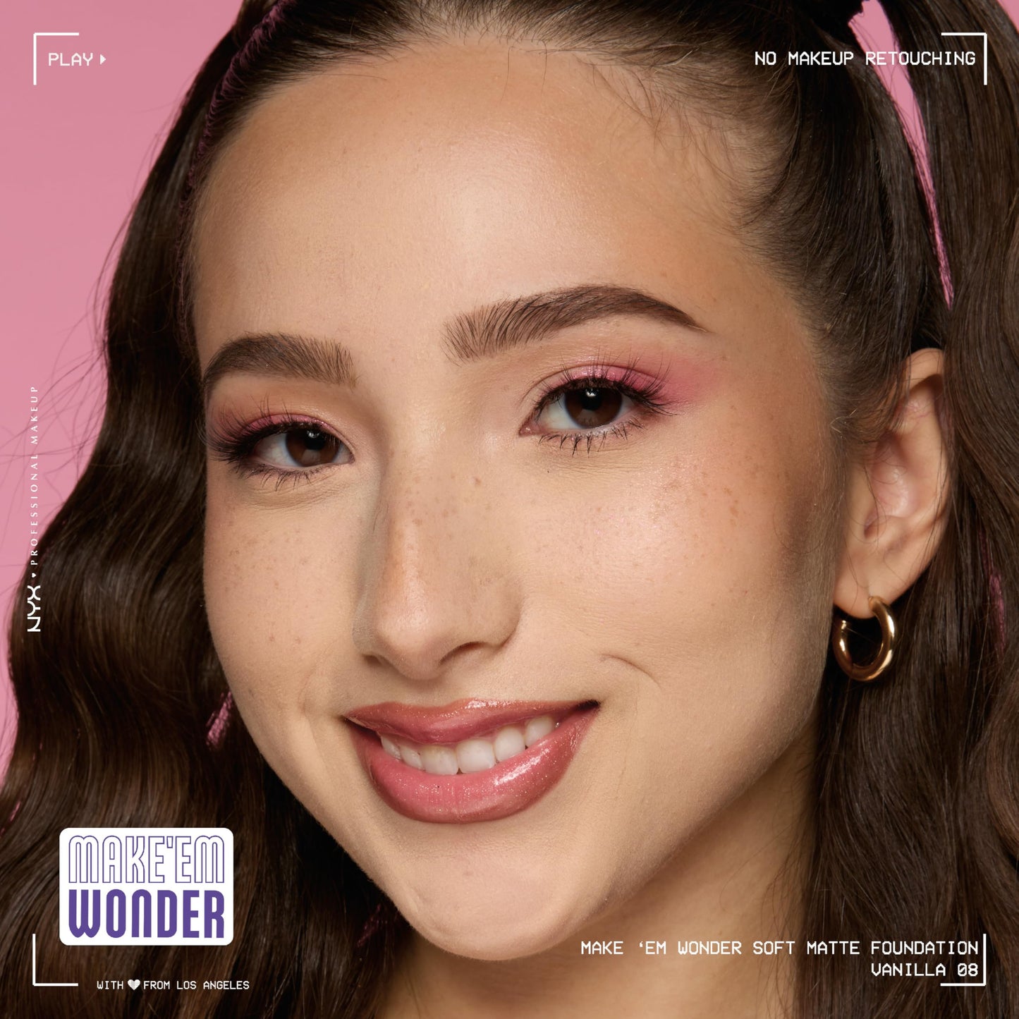 Hyaluronic acid and vitamin C infused face foundation