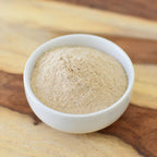 Anthony's Organic Psyllium Husk powder being mixed into water