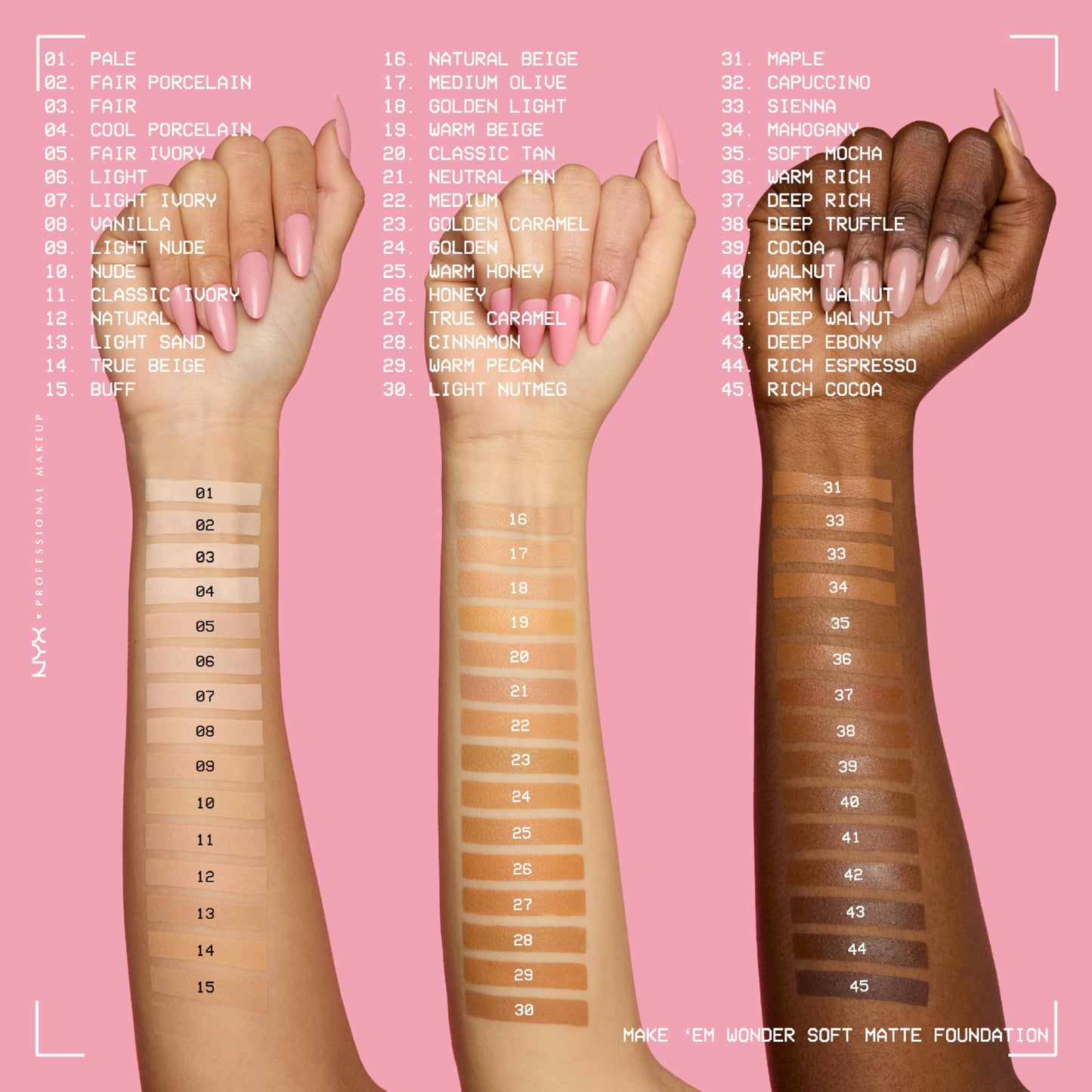 Transfer resistant 24 hour wear makeup foundation bottle