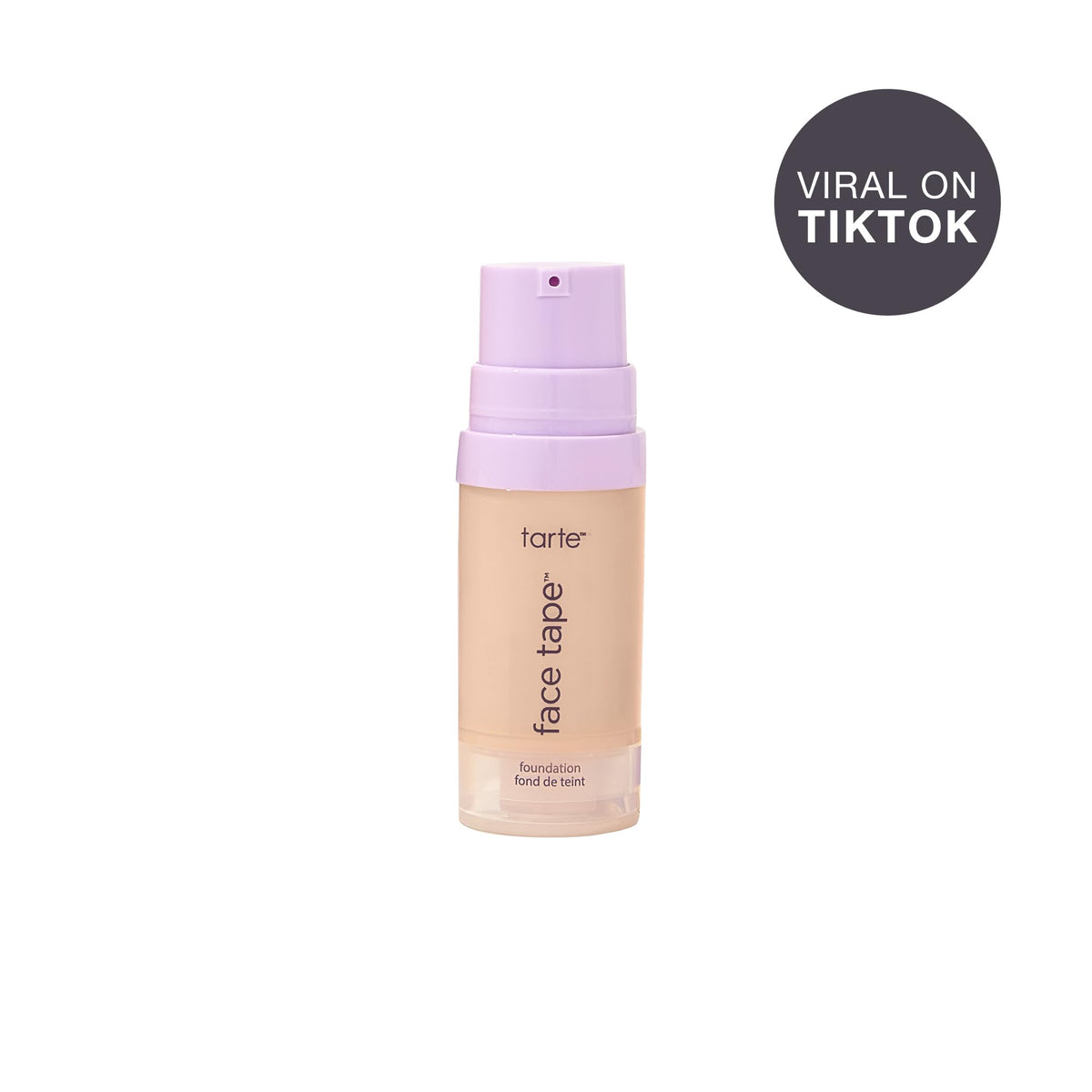 Tarte matte finish full coverage foundation bottle with shade label