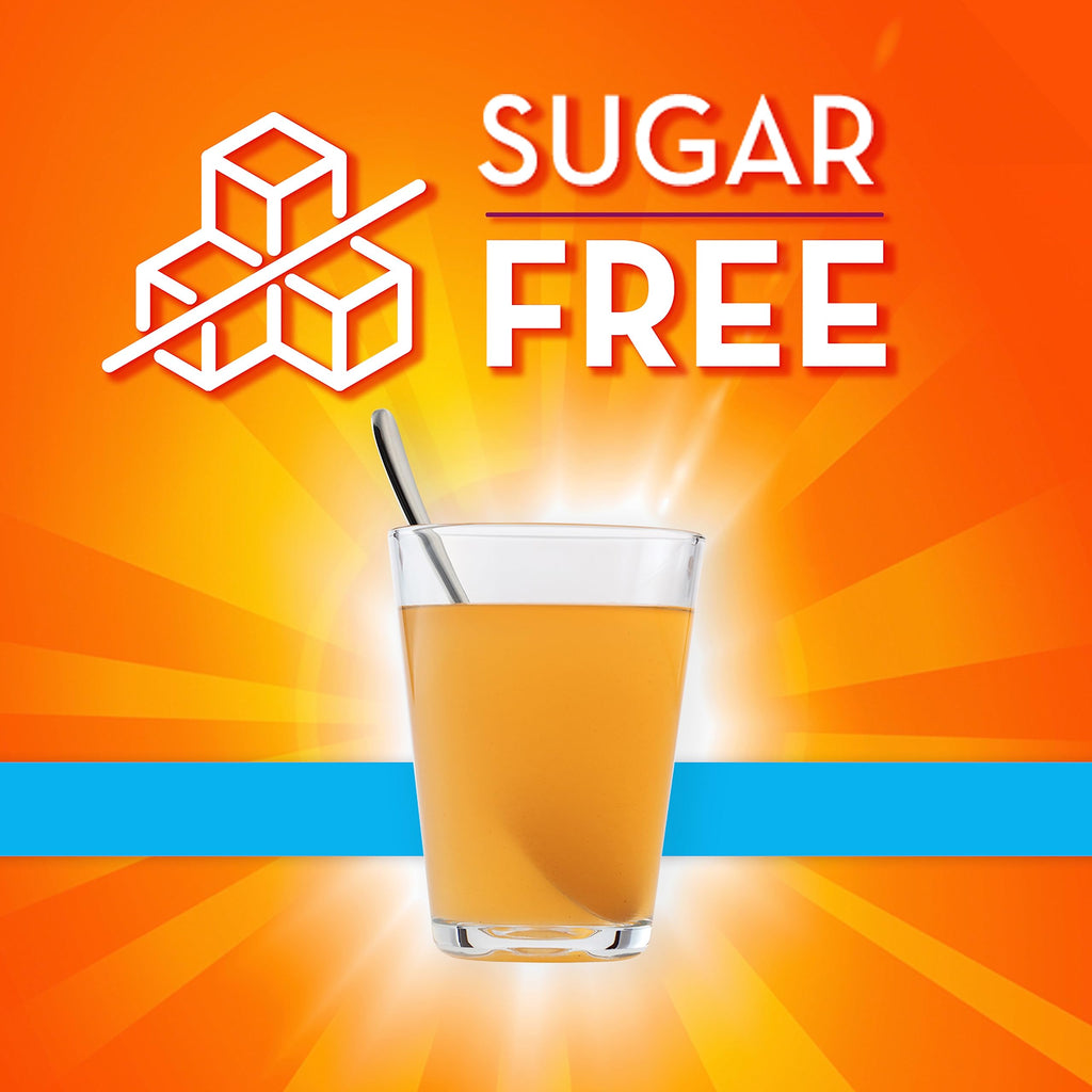 Metamucil orange flavored fiber drink preparation