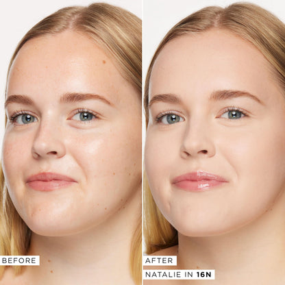 Tarte liquid foundation packaging showing USA imported details