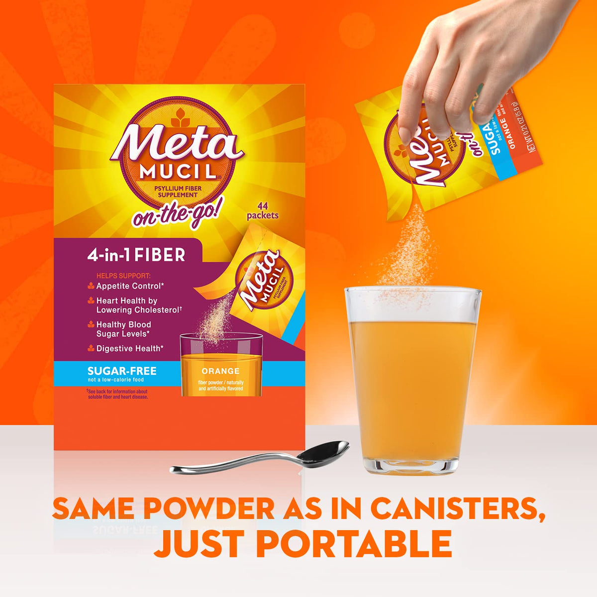Authentic Metamucil USA imported packaging