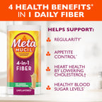 Metamucil sugar-free fiber supplement label details