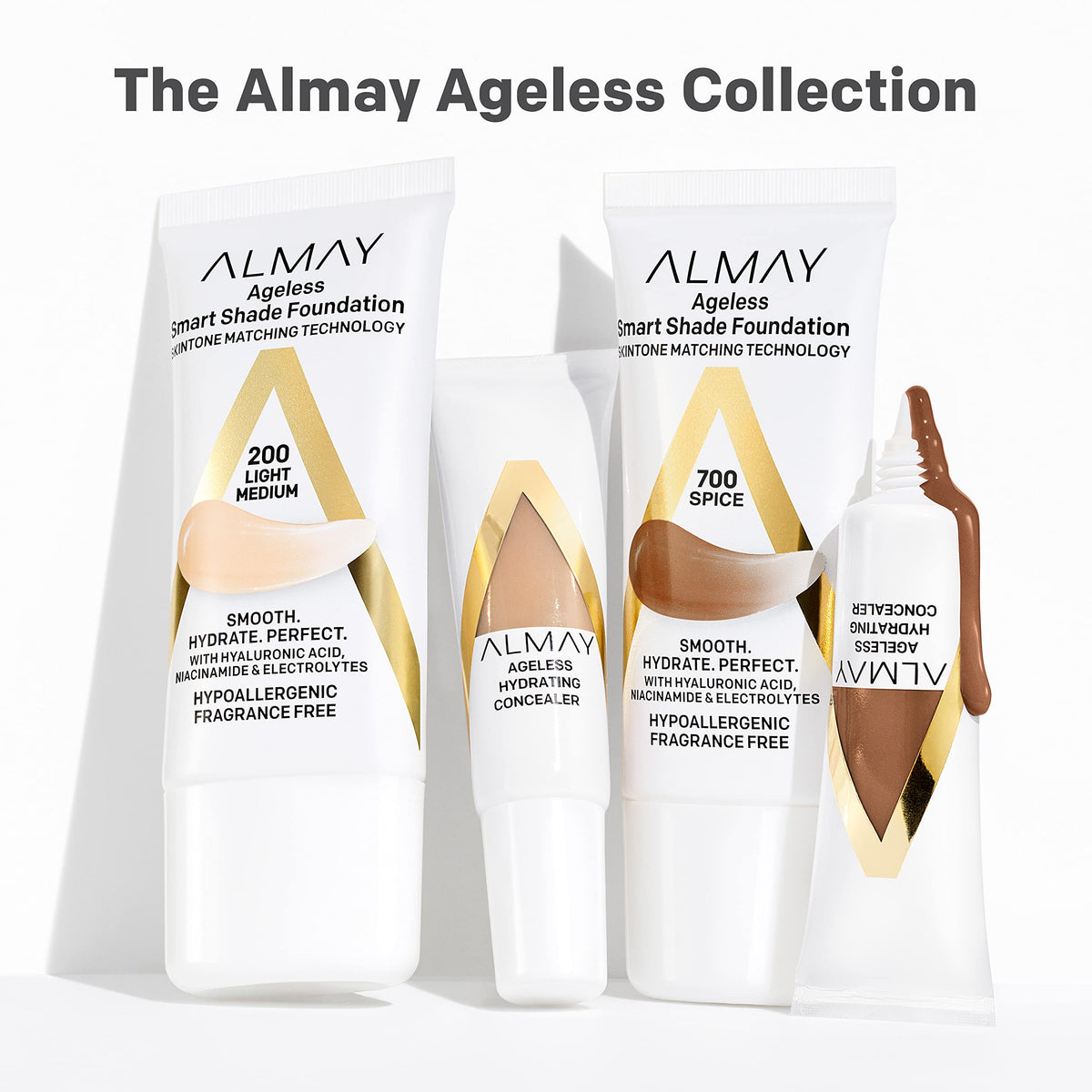 Almay anti aging liquid foundation box and bottle together