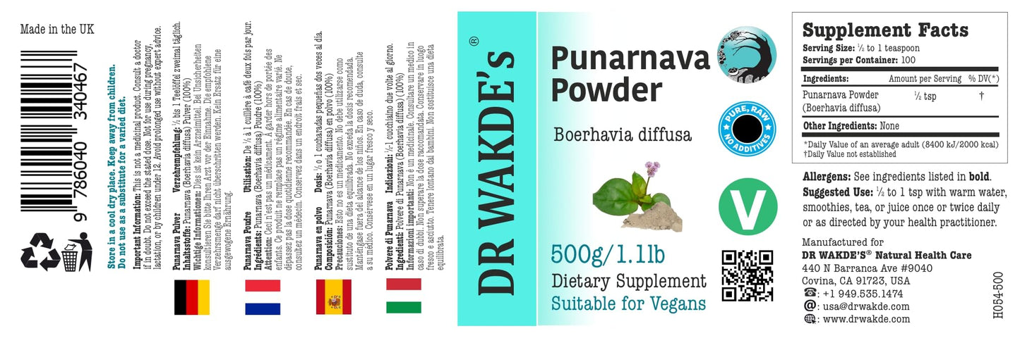 Pure raw dried Punarnava root powder texture close up view