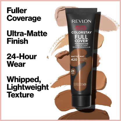 Revlon matte foundation cream squeezed tube showing shade one hundred fifty