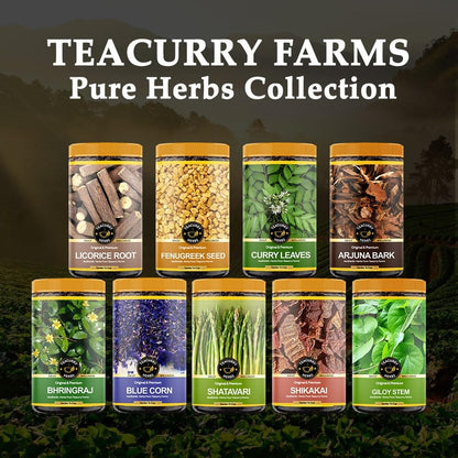 Natural plant based Ayurvedic dried roots by Teacurry for improving digestion and gut health.