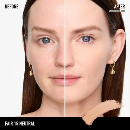 bareMinerals Fair 15 Neutral matte pressed powder foundation with circular applicator sponge