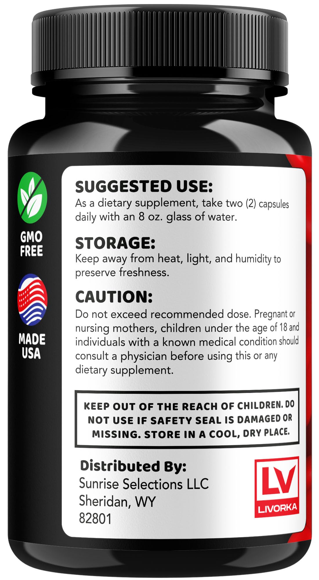 Authentic USA imported Pharmagetics Clear Flux bottle highlighting cardiovascular benefits